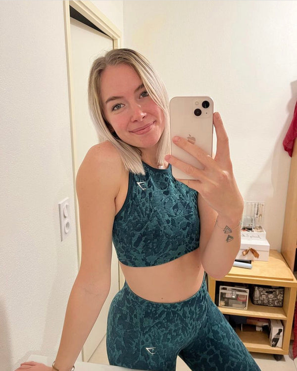 Gymshark | Adapt Butterfly Seamless Sports Bra - Winter Green